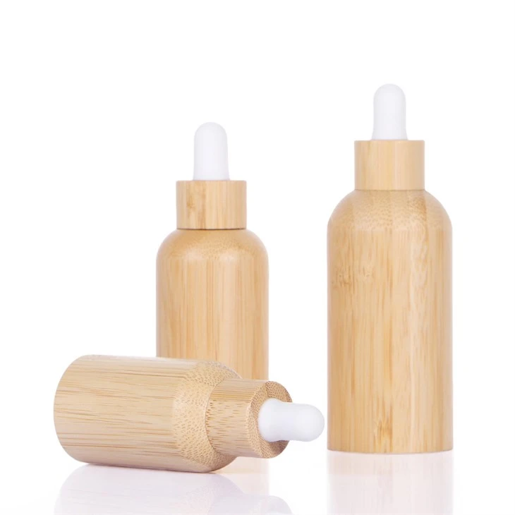 Glass Bottle With Bamboo Dropper